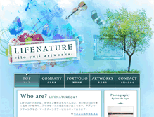 Tablet Screenshot of lifenature.net